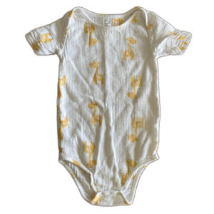 Aden Muslin Giraffe Print Bodysuit 9-12 Months